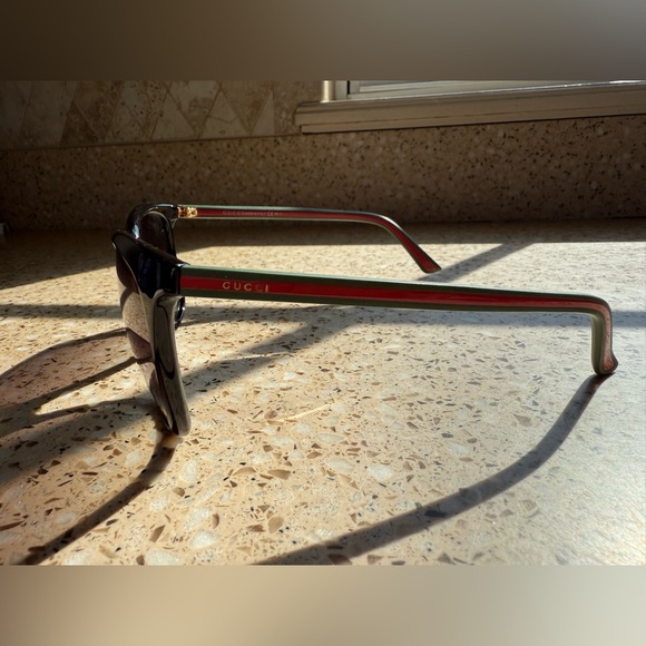 Gucci Womens Black Cat-Eye Sunglasses - Picture 5 of 5